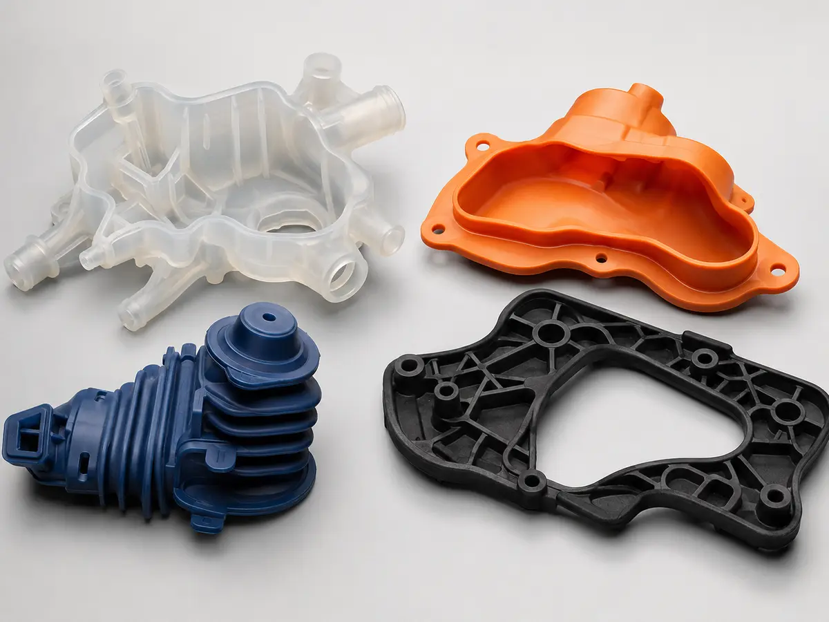 Complex Geometry Custom Silicone Molded Parts