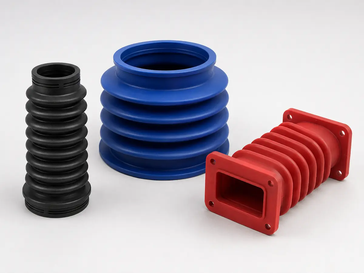 High-Temperature Silicone Bellows and Dust Covers