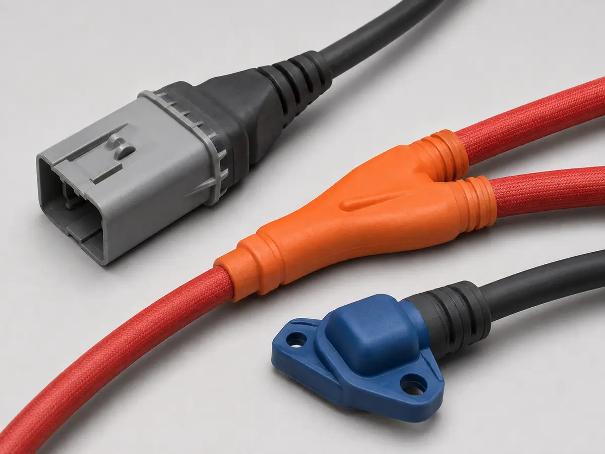 LSR Overmolded Power Cable Assembly
