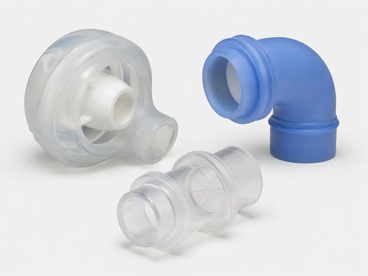 LSR Overmolded Respiratory Device Components
