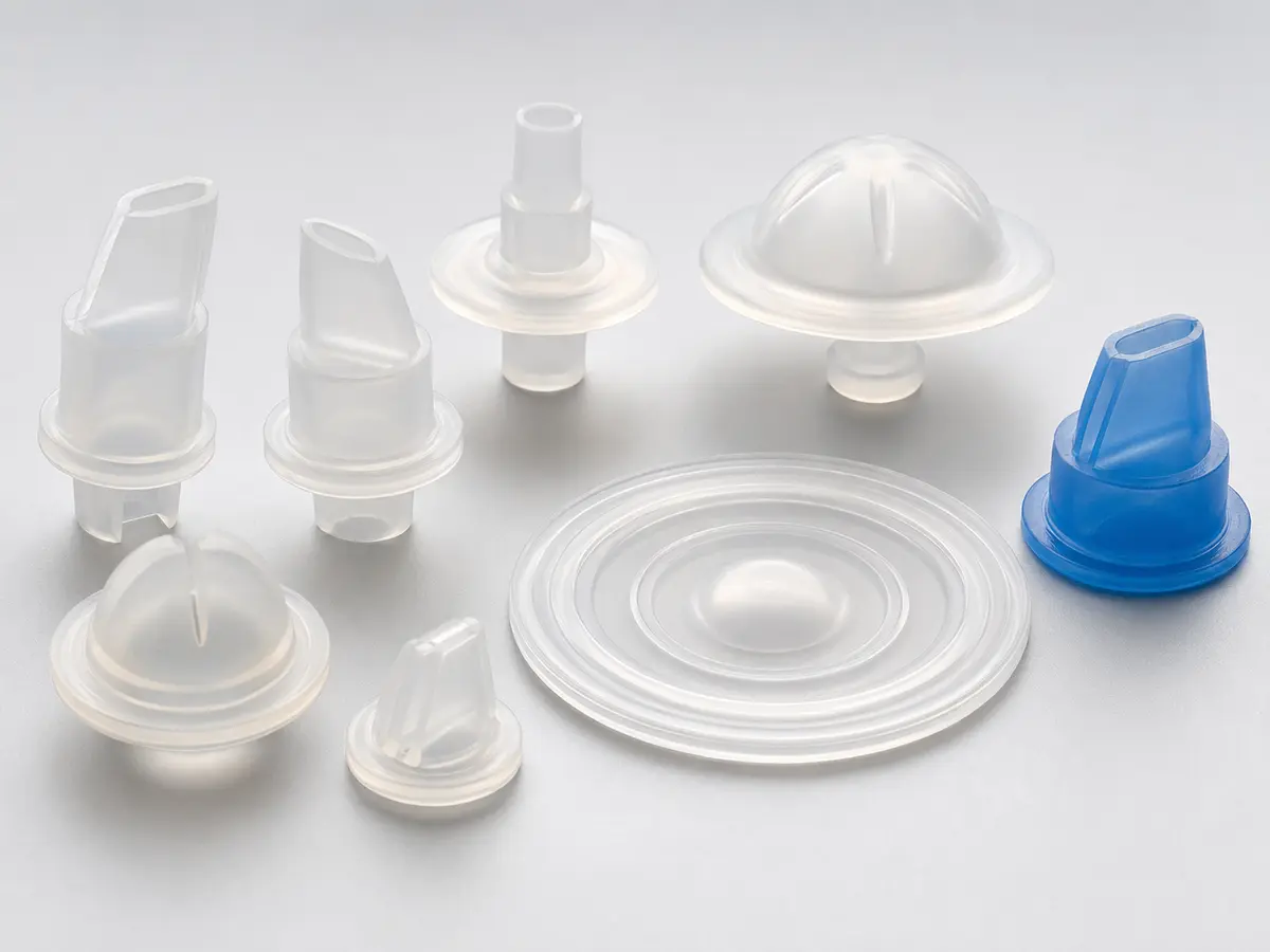 Medical Silicone Check Valves and Diaphragms