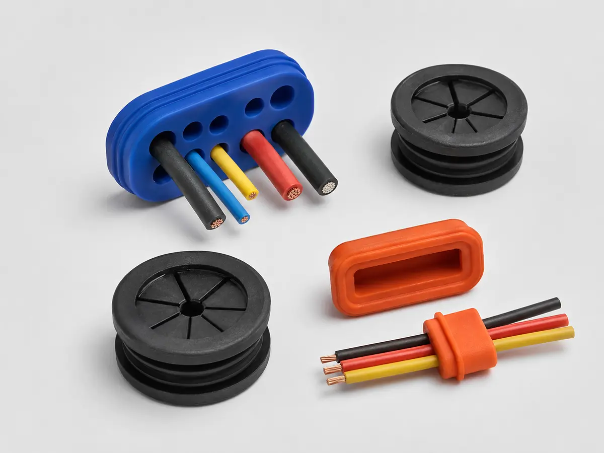 Waterproof Silicone Connector Seals and Wire Grommets