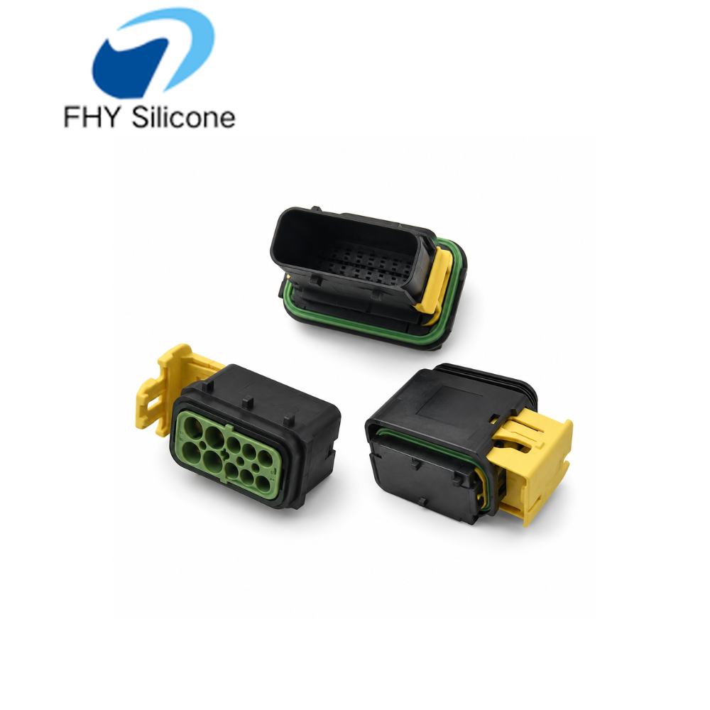 Automotive Waterproof LSR Overmolded Connector Housing